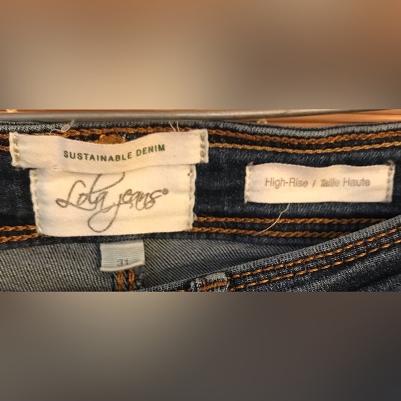 Lola Jeans Capris Sustainable Denim High Rise Size 31 - Picture 3 of 6